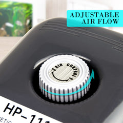 Dynamic Power Aquarium Air Pump Oxygen Hydroponic 4 Outlet 360L/H 13W Tristar Online