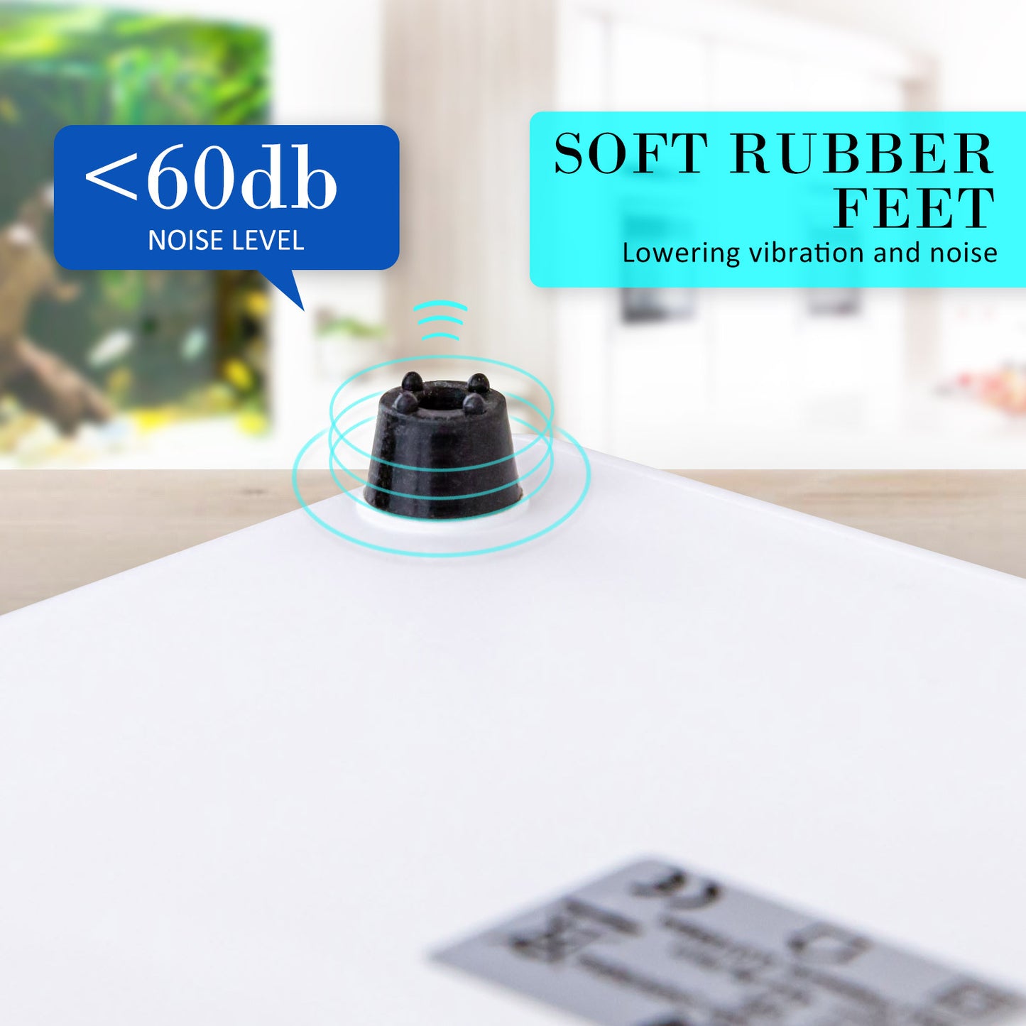 Dynamic Power White Aquarium Air Pump Oxygen Hydroponic 4 Outlet 670L/H 8W Tristar Online