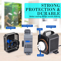 Dynamic Power Aquarium Submersible Pond Water Pump 16000L/H Tristar Online