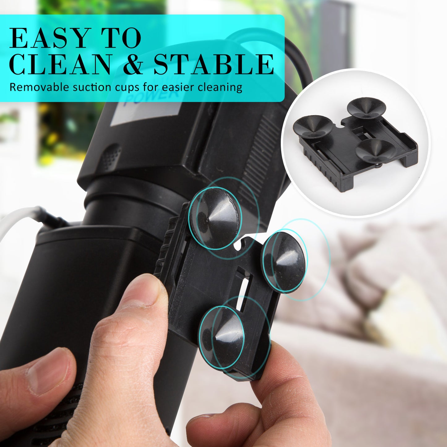 Dynamic Power Aquarium Submersible Filter 1200L/H 22W 1.6m Pond Pump Tristar Online