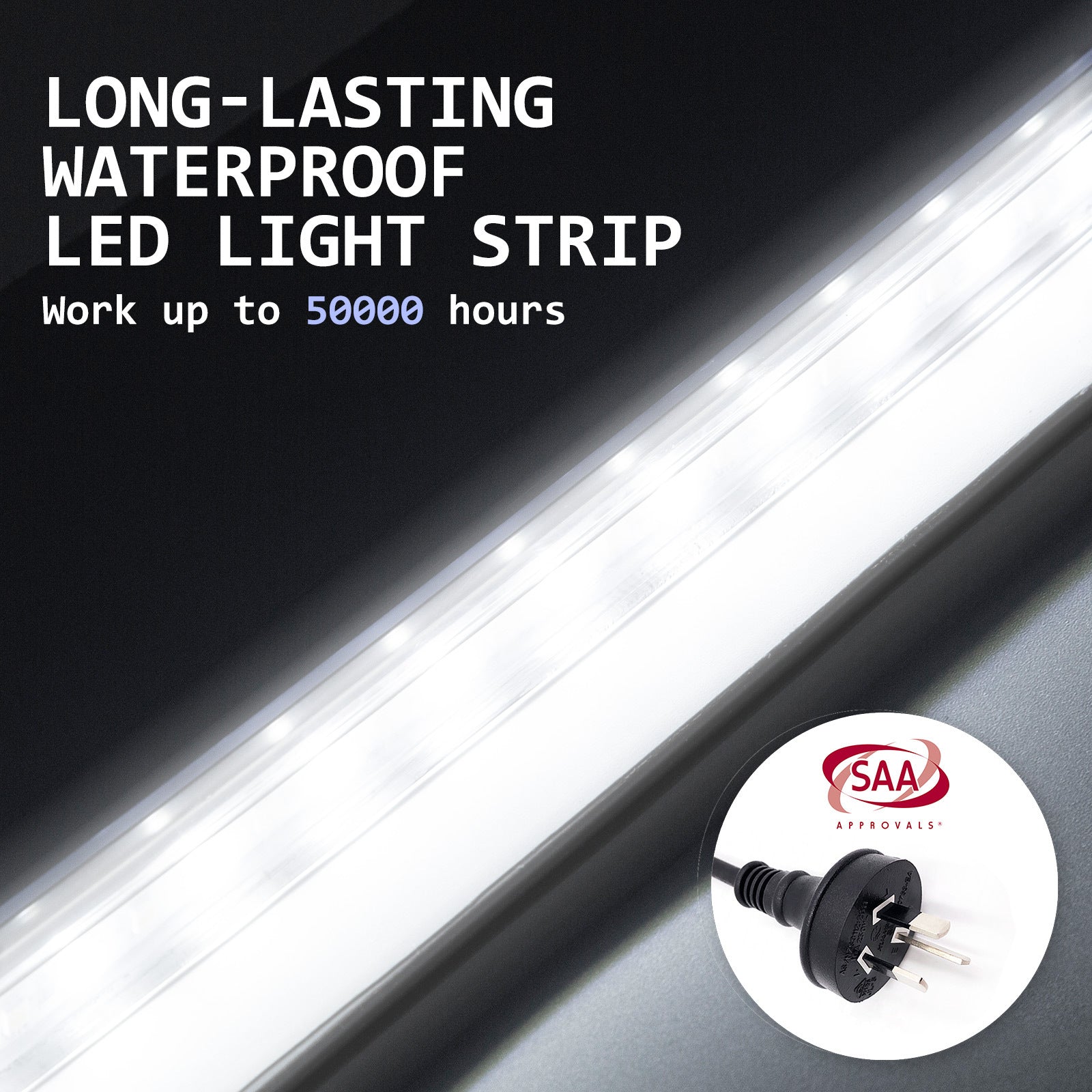 La Bella LED Wall Mirror Round Touch Anti-Fog Makeup Decor Bathroom Vanity 50cm Tristar Online