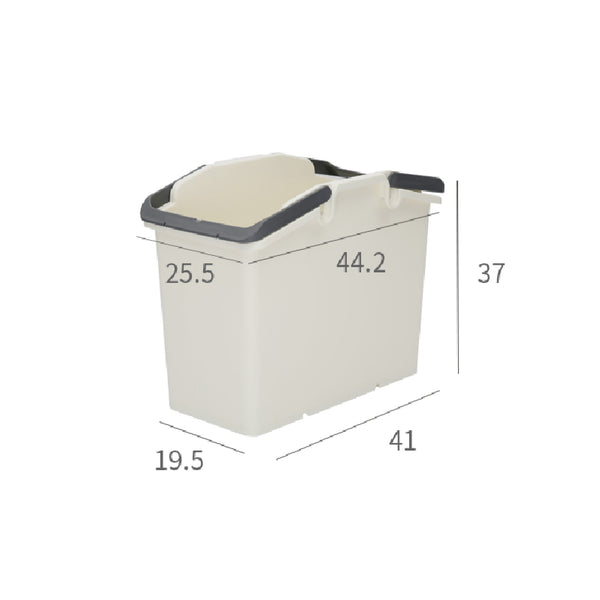 Nplastic 2 Set Dark Grey Stackable Multipurpose Laundry Basket Tristar Online