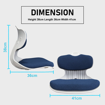 Samgong Blue Slender Chair Posture Correction Seat Floor Lounge Stackable Tristar Online