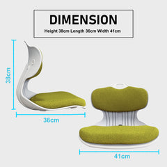 Samgong Lime Slender Chair Posture Correction Seat Floor Lounge Stackable Tristar Online