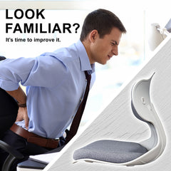 Samgong Grey Slender Chair Posture Correction Seat Floor Lounge Stackable Tristar Online