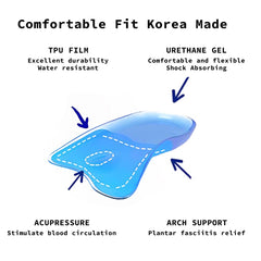 Bibal Insole 3-Size Combo Gel Half Insoles Shoe Inserts Arch Support Foot Pad Tristar Online