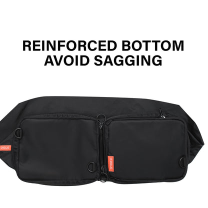 KOELE Black Shopper Bag Tote Bag Foldable Travel Laptop Grocery KO-DUAL Tristar Online