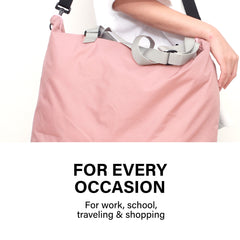 KOELE Pink Shopper Bag Tote Bag Foldable Travel Laptop Grocery KO-DUAL Tristar Online