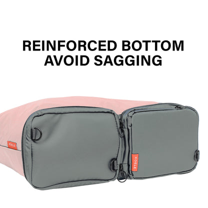 KOELE Pink Shopper Bag Tote Bag Foldable Travel Laptop Grocery KO-DUAL Tristar Online