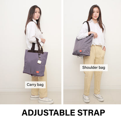 KOELE Purple Shopper Bag Tote Bag Foldable Travel Laptop Grocery KO-SHOULDER Tristar Online