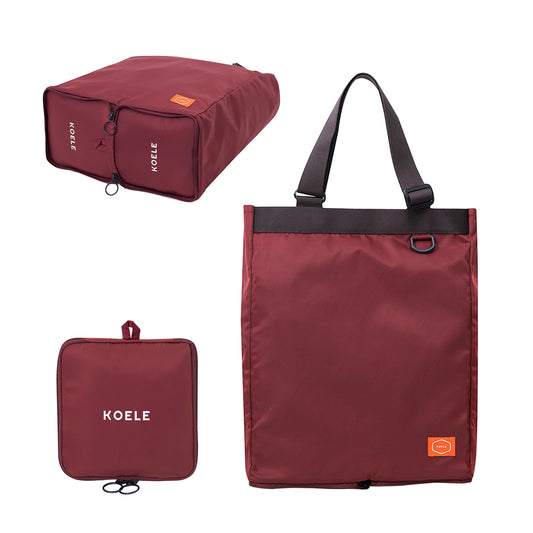 KOELE Wine Shopper Bag Tote Bag Foldable Travel Laptop Grocery KO-SHOULDER Tristar Online