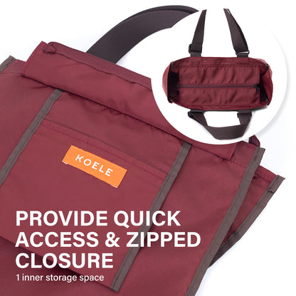 KOELE Wine Shopper Bag Tote Bag Foldable Travel Laptop Grocery KO-SHOULDER Tristar Online