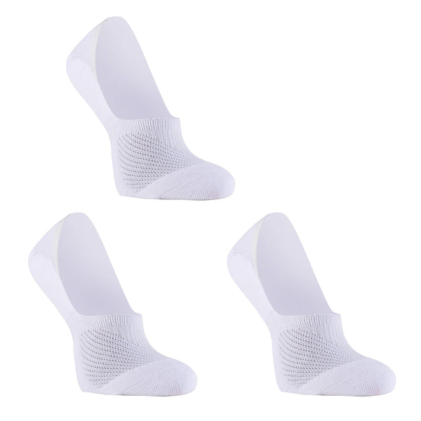 Rexy 3 Pack Large White Cushion No Show Ankle Socks Non-Slip Breathable Tristar Online
