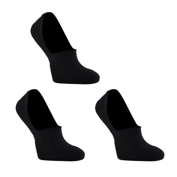 Rexy 3 Pack Medium Black Cushion No Show Ankle Socks Non-Slip Breathable Tristar Online
