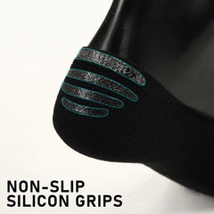 Rexy 3 Pack Medium Black Cushion No Show Ankle Socks Non-Slip Breathable Tristar Online