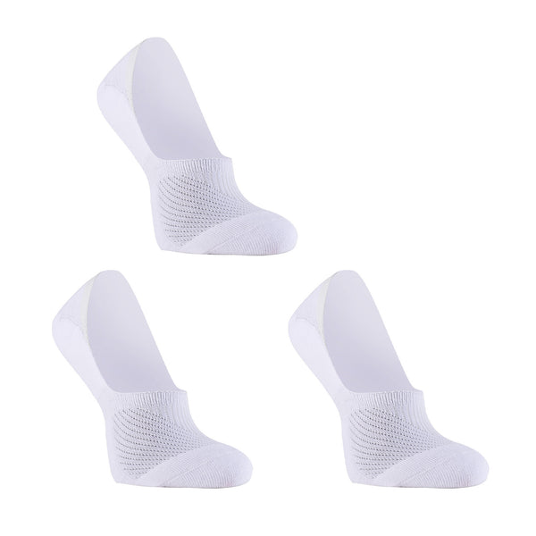 Rexy 3 Pack Medium White Cushion No Show Ankle Socks Non-Slip Breathable Tristar Online