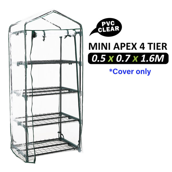 Home Ready Apex Mini Garden Greenhouse Shed PVC Cover Only Tristar Online