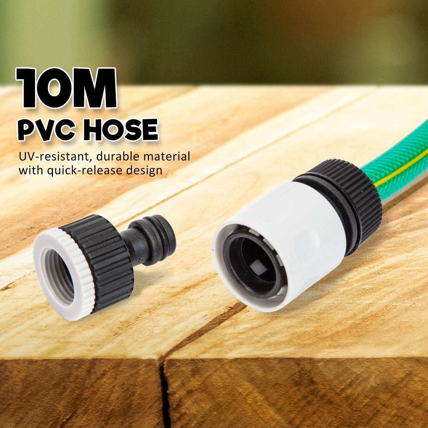 Dynamic Power Garden Water Hose 10M Retractable Rewind Reel Wall Mounted Tristar Online