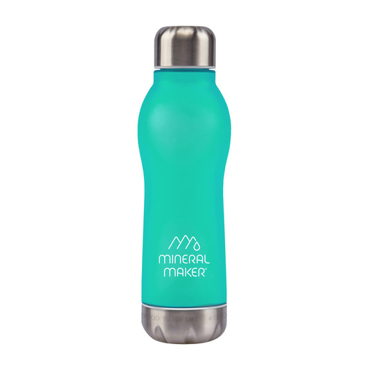 Mineral Maker MORBIDO Green Alkaline Filter Water Bottle + a Mineral Stone Pouch Tristar Online
