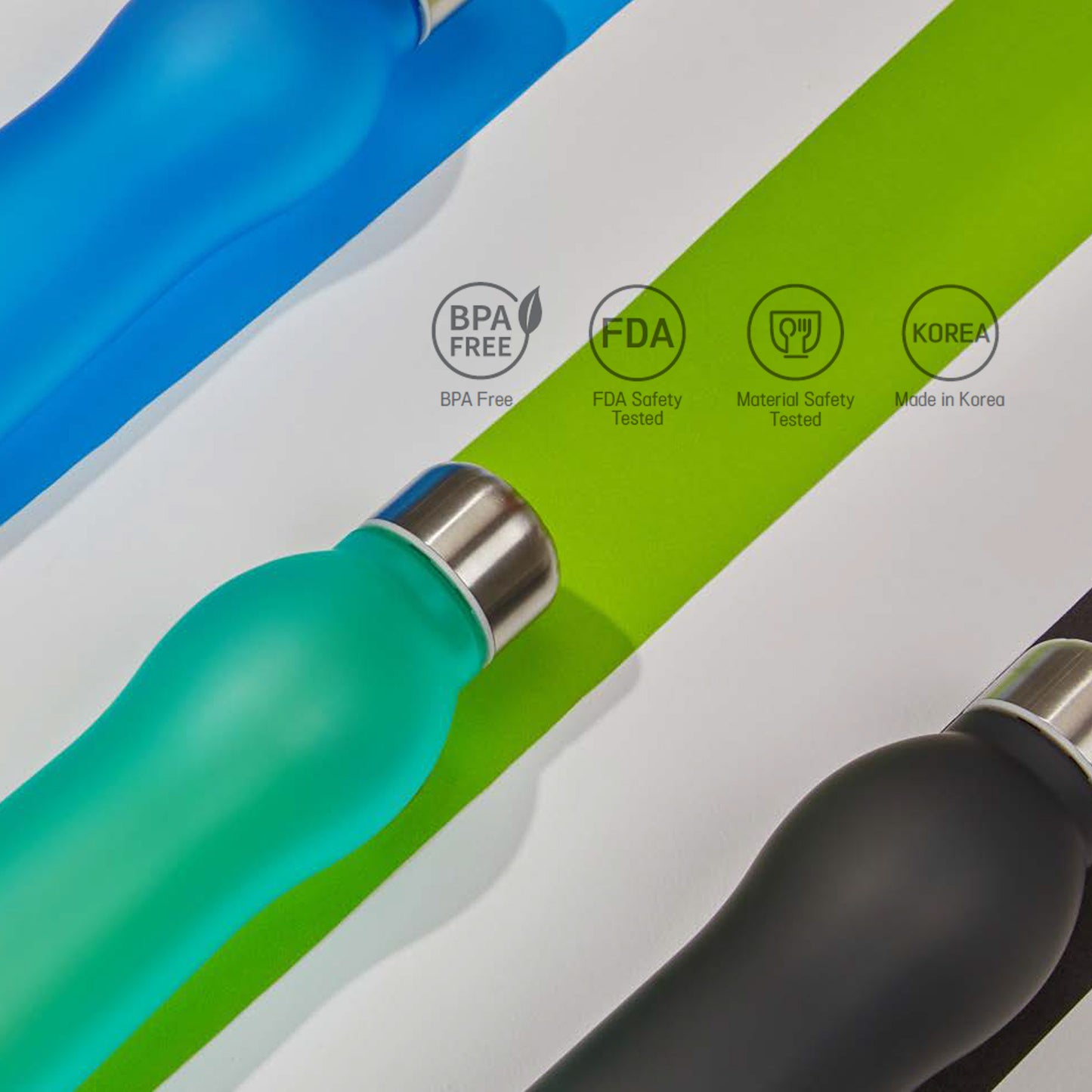 Mineral Maker MORBIDO Green Alkaline Filter Water Bottle + a Mineral Stone Pouch Tristar Online