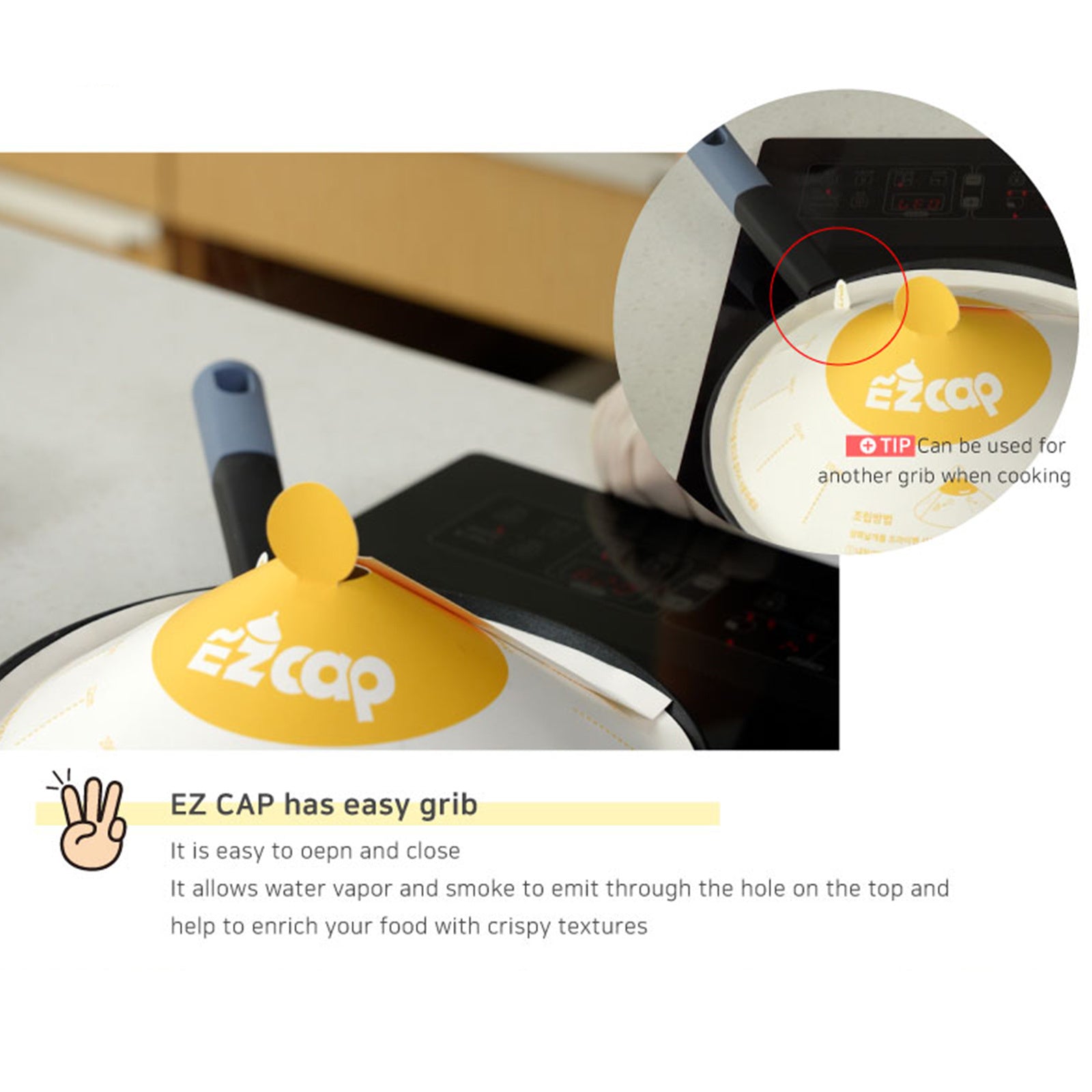 EZ Cap 200X Paper Lid for Frypan Disposable Cooking Pan Cap Tristar Online