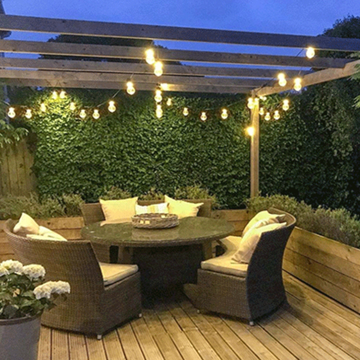 Sansai 20 Bulbs 23M Festoon String Lights LED Waterproof Outdoor Christmas Party Tristar Online