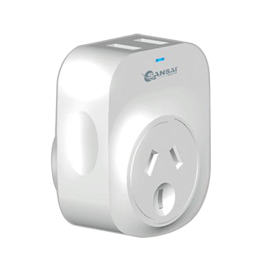 Sansai Travel Adaptor 2 X USB - UK Tristar Online