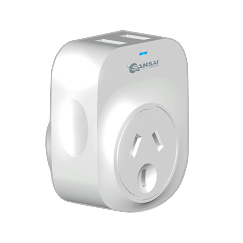 Sansai Travel Adaptor 2 X USB - India Tristar Online