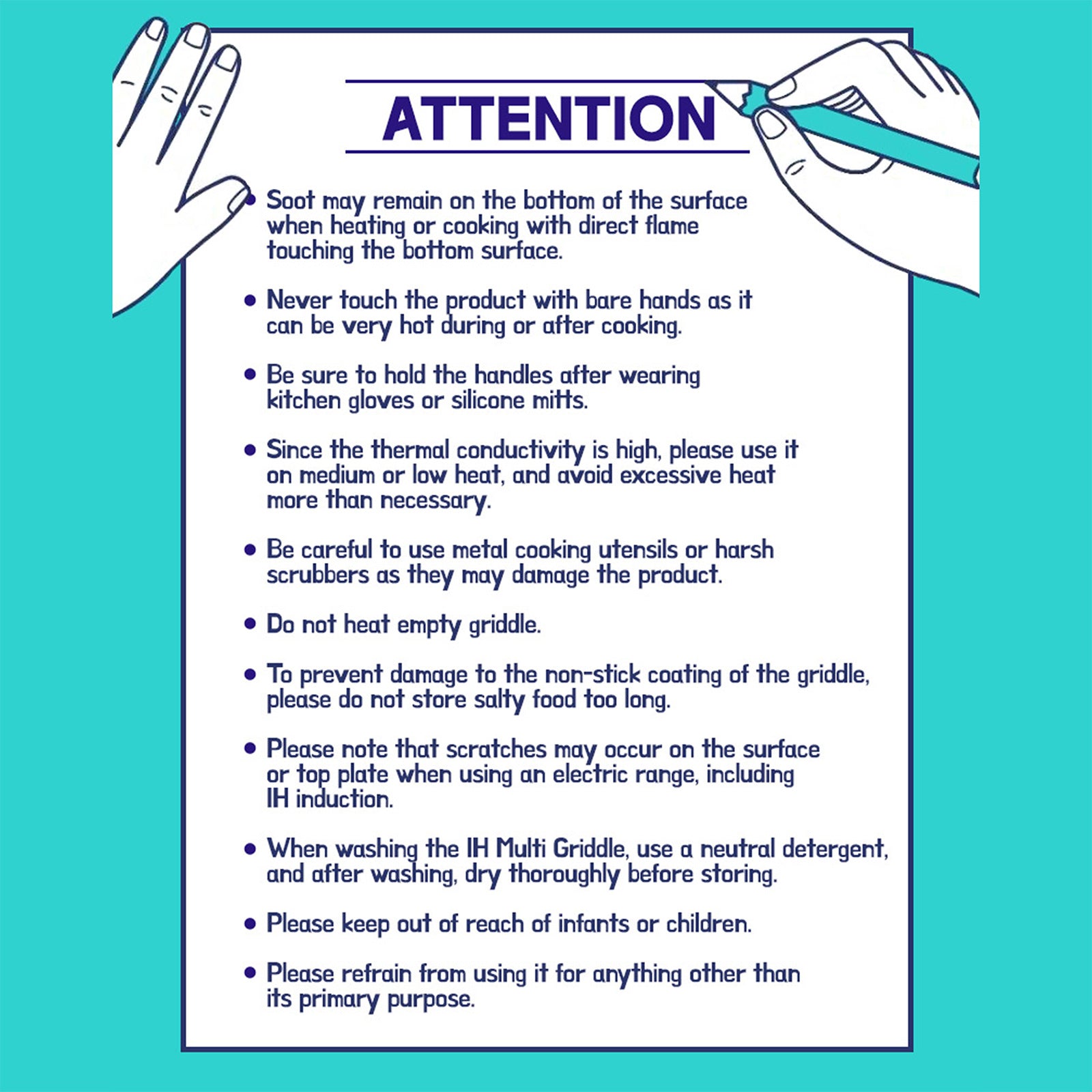 Giorno Felice 34cm Round IH Griddle Pan Ceramic Non-Stick Camping Korean Stew Tristar Online