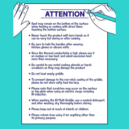 Giorno Felice 34cm Round IH Griddle Pan Ceramic Non-Stick Camping Korean Stew Tristar Online