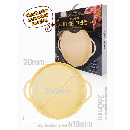 Giorno Felice 34cm Round IH Griddle Pan Ceramic Non-Stick Camping Korean Stew Tristar Online
