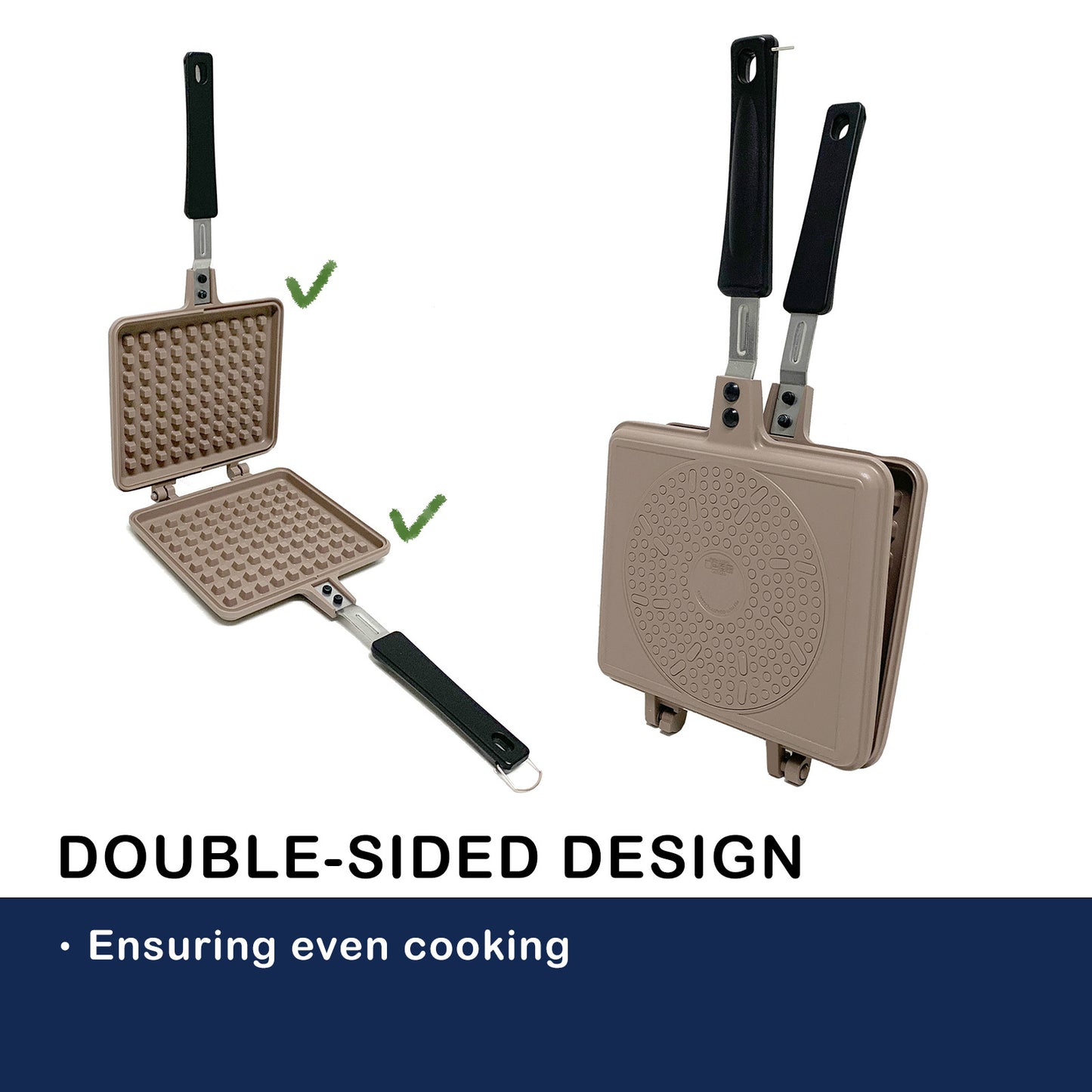 Giorno Felice IH Waffle Maker Pan Non-Stick Double-Sided Detachable Mould Induction Tristar Online