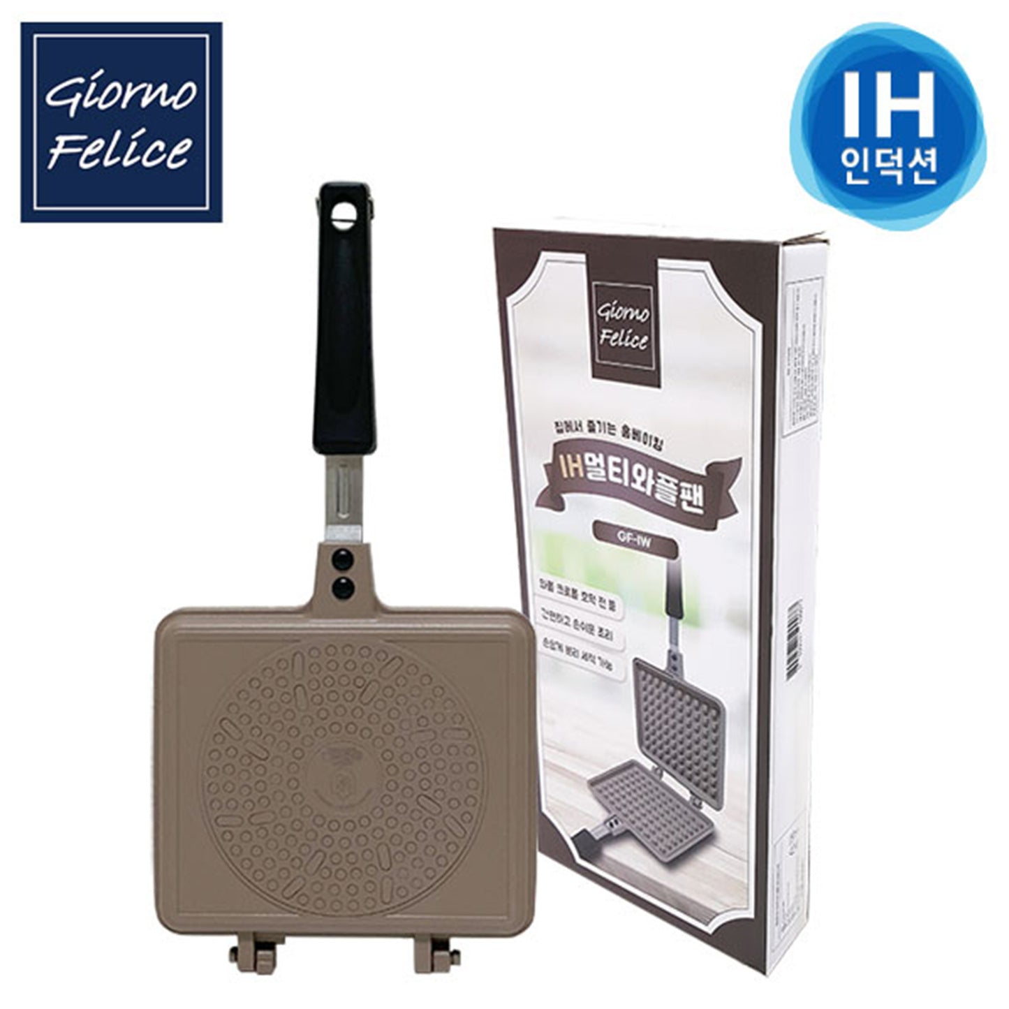Giorno Felice IH Waffle Maker Pan Non-Stick Double-Sided Detachable Mould Induction Tristar Online