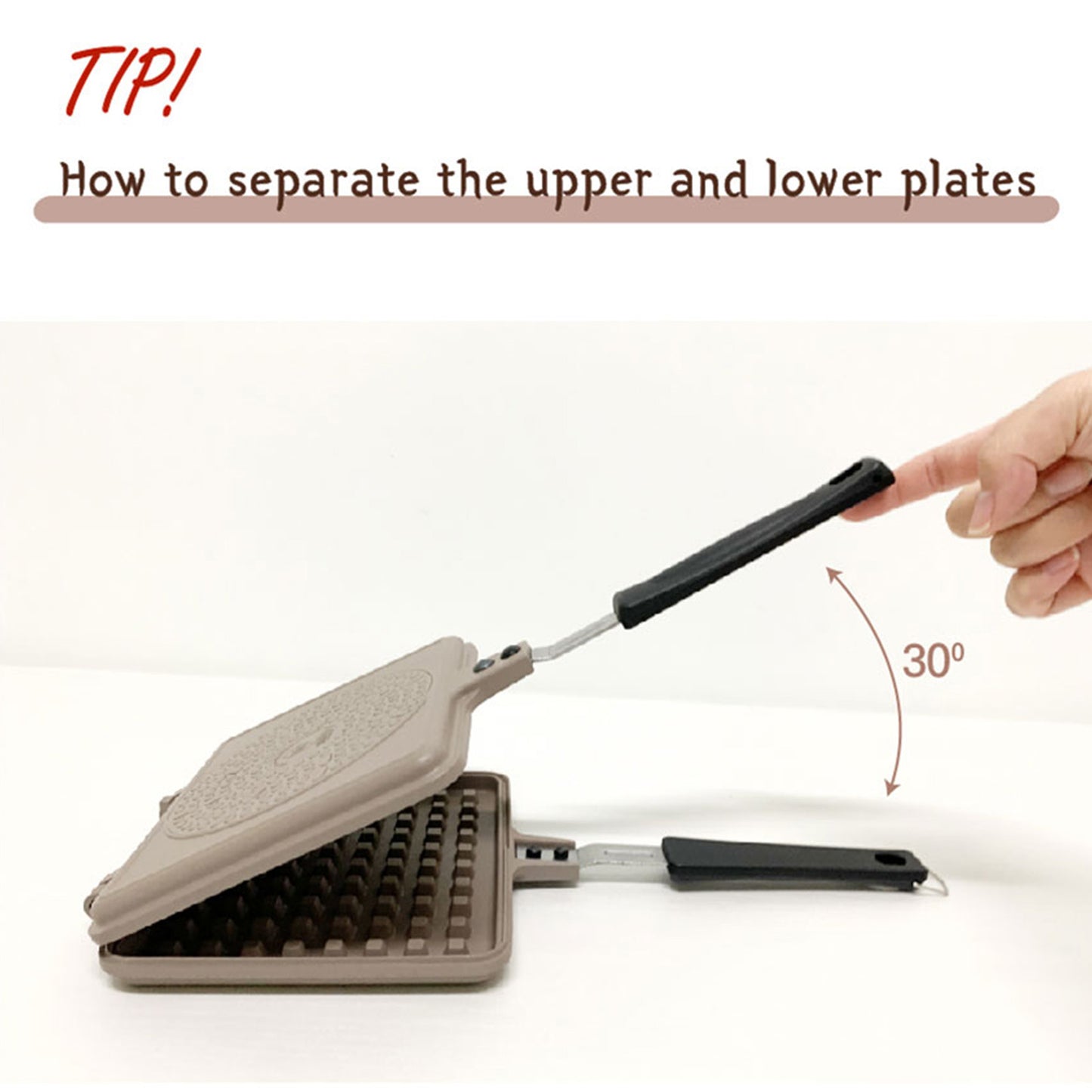 Giorno Felice IH Waffle Maker Pan Non-Stick Double-Sided Detachable Mould Induction Tristar Online
