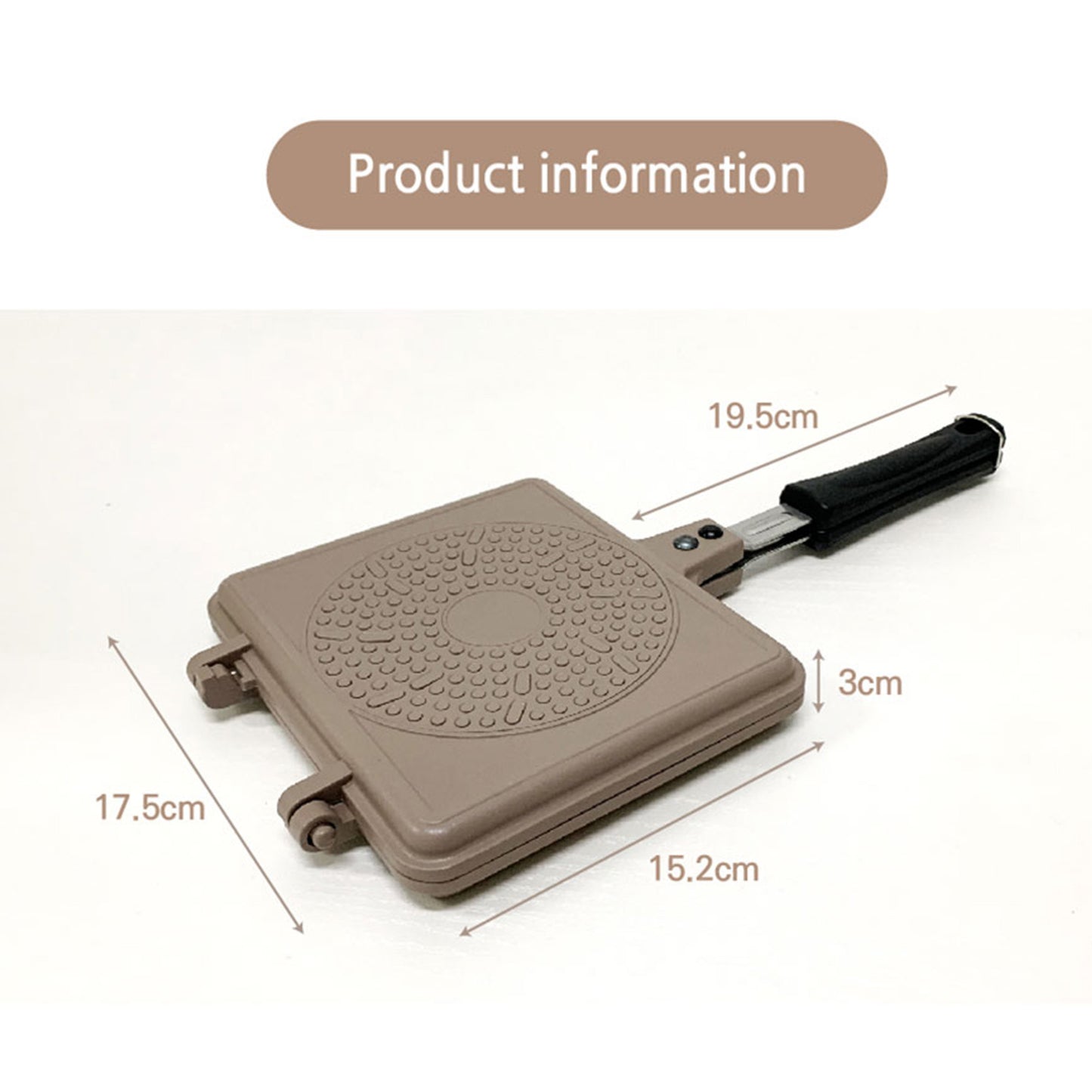 Giorno Felice IH Waffle Maker Pan Non-Stick Double-Sided Detachable Mould Induction Tristar Online