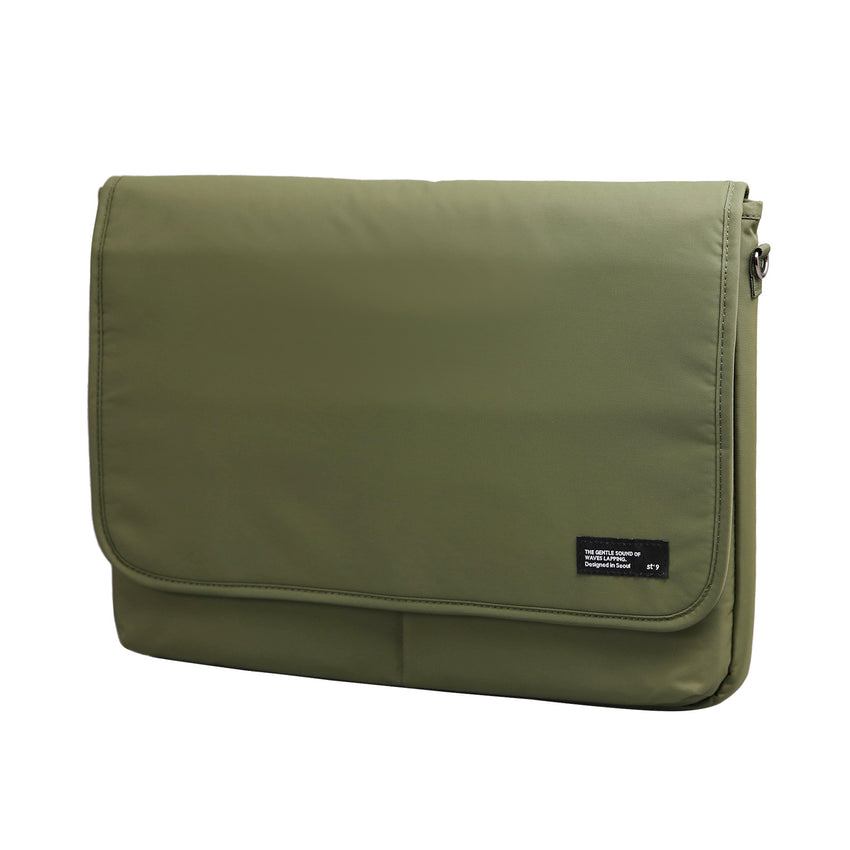 ST'9 L size 15.6/16 inch Khaki Laptop Sleeve Padded Shoulder Bag Travel Carry Case LATO Tristar Online