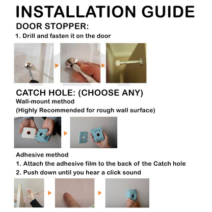 Catchhole Beige Door Stopper Wall Mount Door Stop Adhesive Catch Hole Advanced Tristar Online