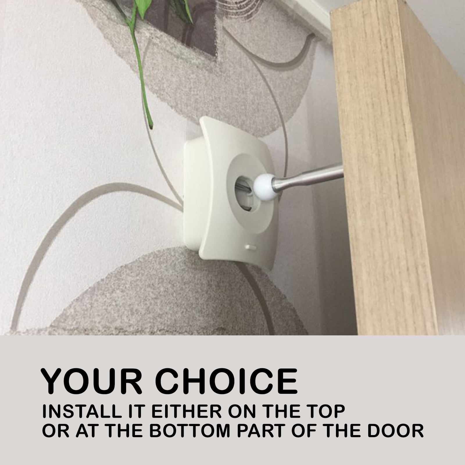 Catchhole Blue Door Stopper Wall Mount Door Stop Adhesive Catch Hole Advanced Tristar Online