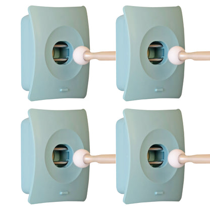 Catchhole 4X Blue Door Stopper Wall Mount Door Stop Adhesive Catch Hole Advanced Tristar Online