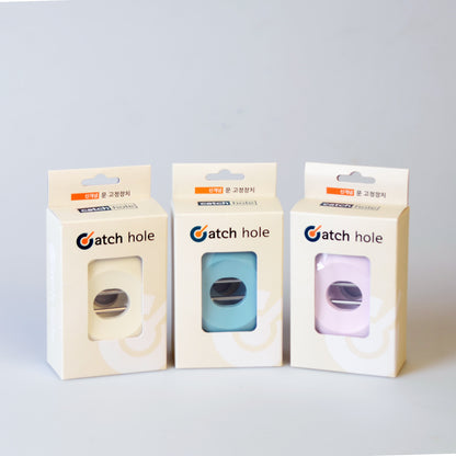 Catchhole 4X Pink Door Stopper Wall Mount Door Stop Adhesive Catch Hole Advanced Tristar Online