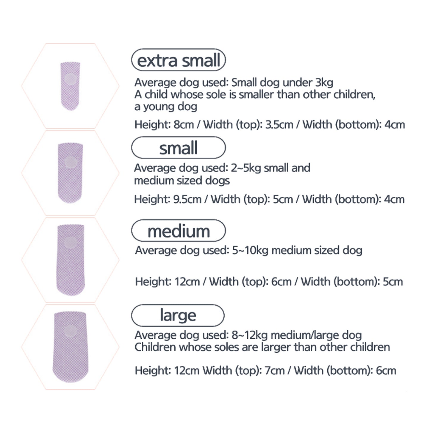 Daeng Daeng Shoes 28pc M Violet Dog Shoes Waterproof Disposable Boots Anti-Slip Socks Tristar Online