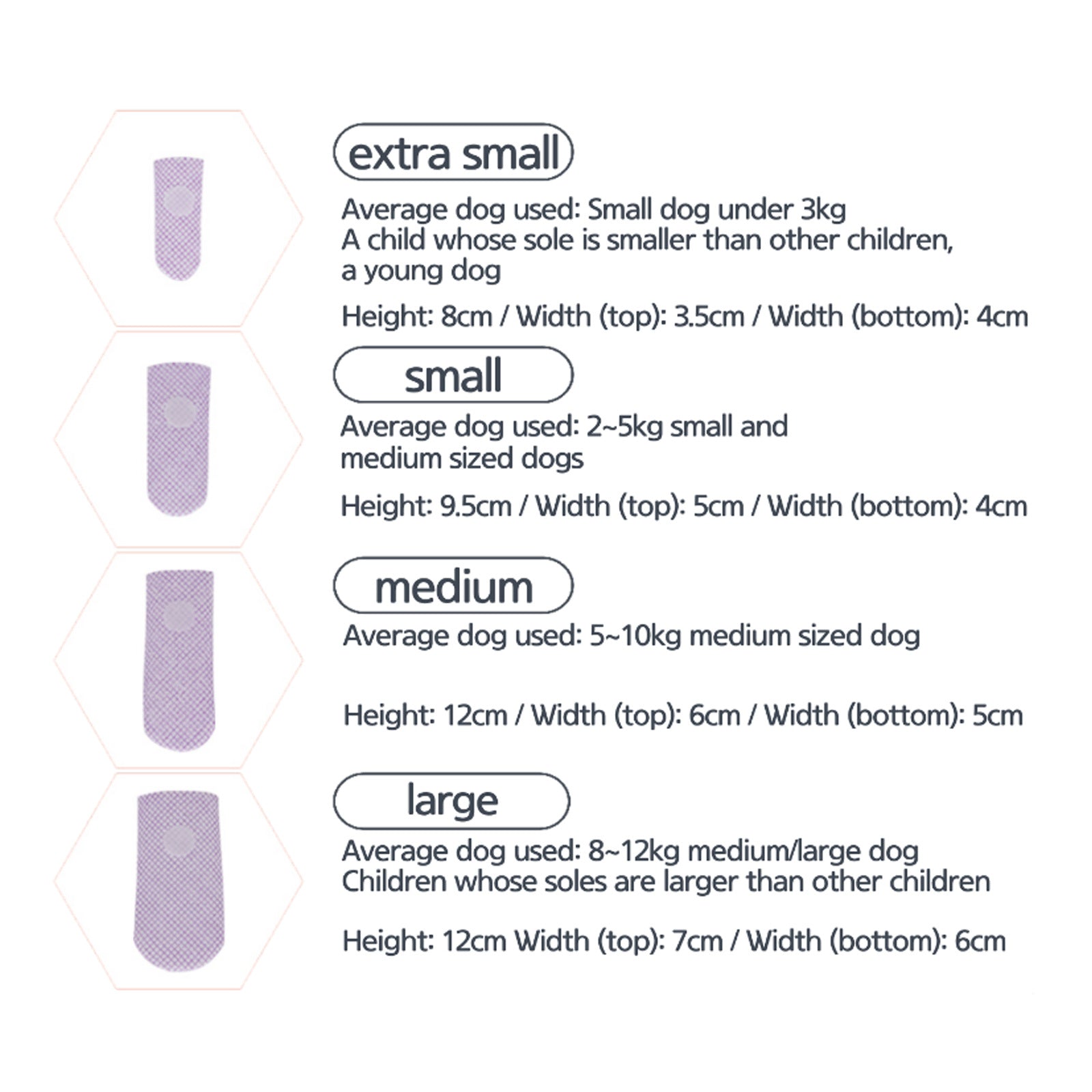 Daeng Daeng Shoes 28pc M Violet Dog Shoes Waterproof Disposable Boots Anti-Slip Socks Tristar Online