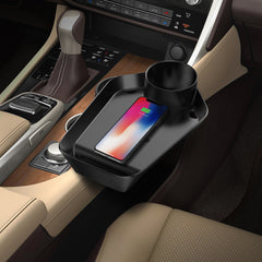 Kustom 10W Car Cup Holder Extension Fast Wireless Charger Tray Tristar Online