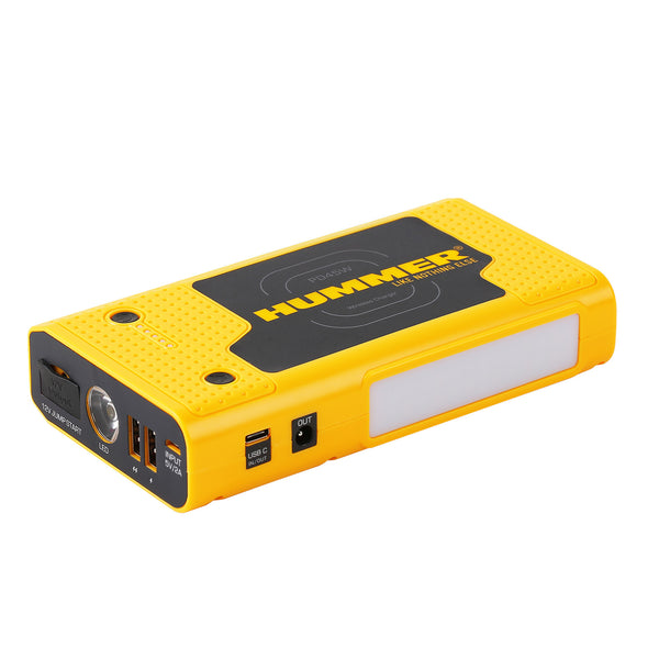 Hummer HX Pro 2000A Jump Starter Powerbank 37000mWh 12V Car Battery Charger LED Tristar Online