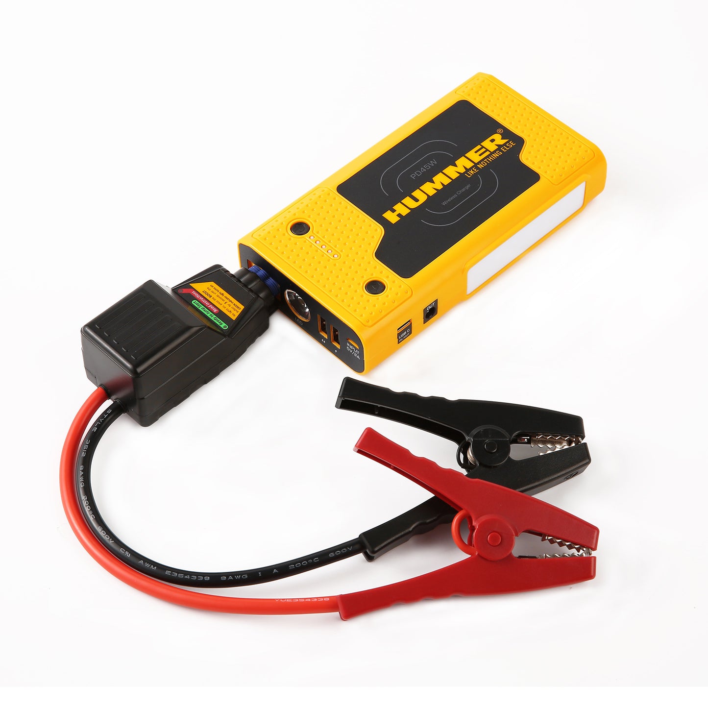 Hummer HX Pro 2000A Jump Starter Powerbank 37000mWh 12V Car Battery Charger LED Tristar Online