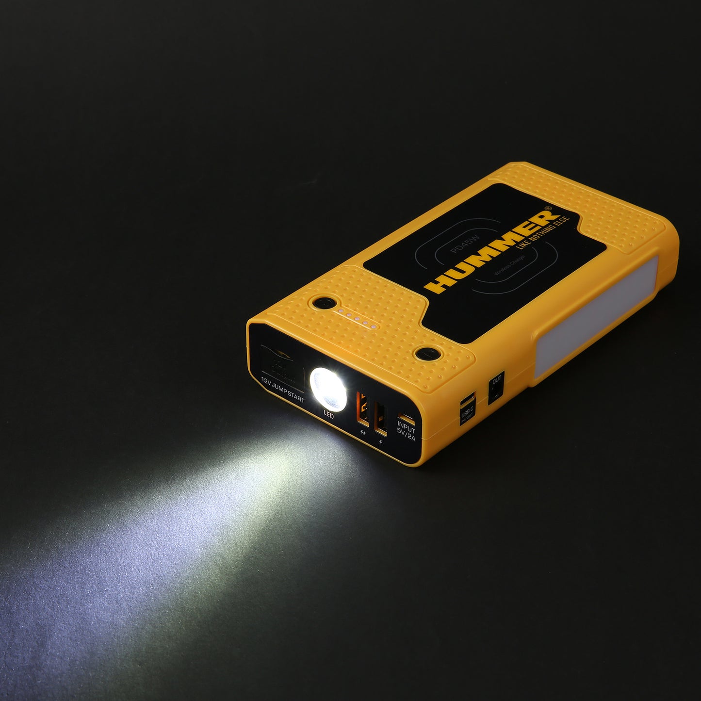 Hummer HX Pro 2000A Jump Starter Powerbank 37000mWh 12V Car Battery Charger LED Tristar Online