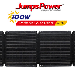 JumpsPower 100W Solar Panel Portable Charger Power Generator Foldable Camping Tristar Online