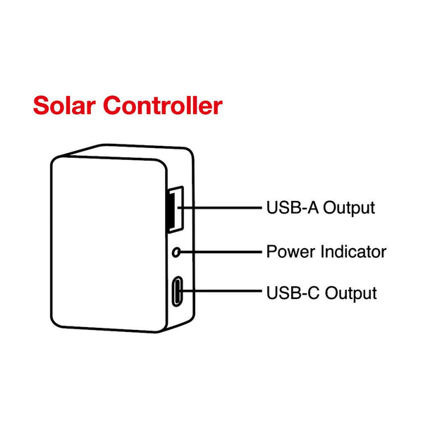 JumpsPower 21W Solar Panel Portable Charger Power Generator Foldable Camping Tristar Online