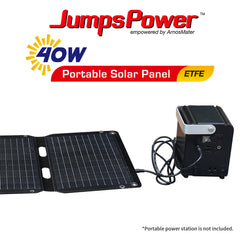 JumpsPower 40W Solar Panel Portable Charger Power Generator Foldable Camping Tristar Online