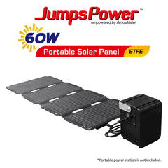 JumpsPower 60W Solar Panel Portable Charger Power Generator Foldable Camping Tristar Online